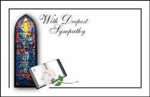 Window / Bible-with Deepest Sympathy Window / Bible-with Deepest Sympathy