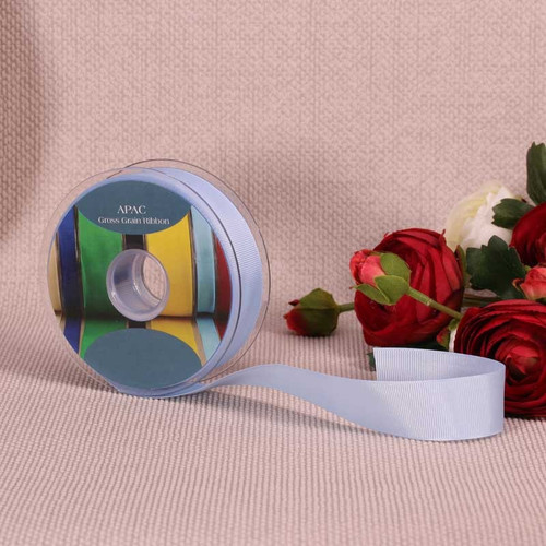 Light Blue Grosgrain Ribbon (25mm x 20m) Light Blue Grosgrain Ribbon (25mm x 20m)