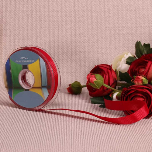 Deep Red Grosgrain Ribbon (15mm x 20m) Deep Red Grosgrain Ribbon (15mm x 20m)
