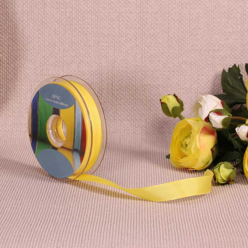 Yellow Grosgrain Ribbon (15mm x 20m) Yellow Grosgrain Ribbon (15mm x 20m)