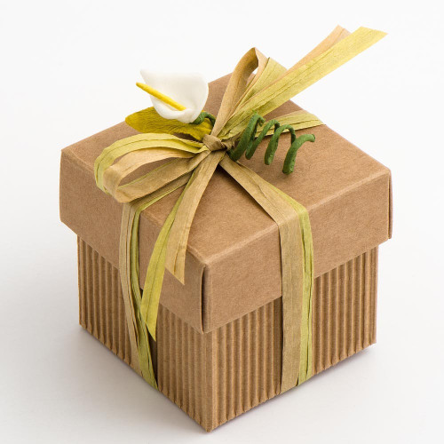 Kraft Square Favour Box Kraft Square Favour Box