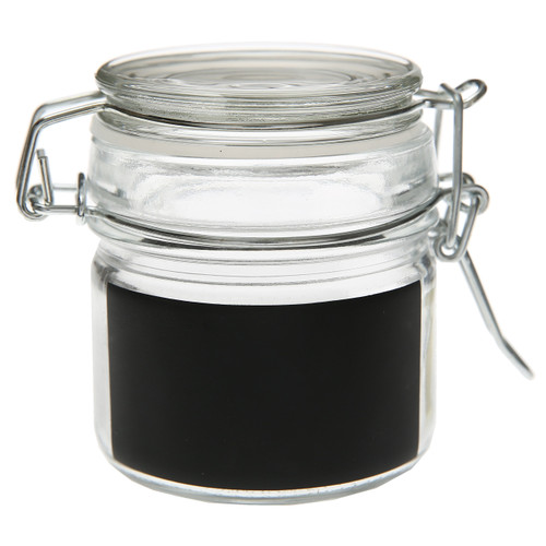 Cliptop Favour Jar with Chalkboard Label