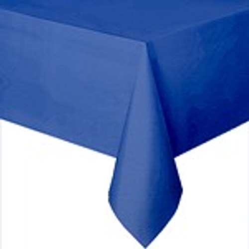 Royal Blue Plastic Tablecover