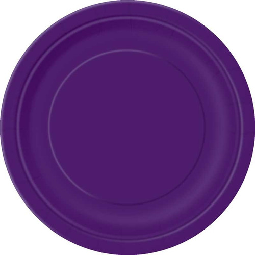 Purple Paper Party Plates (8pk)