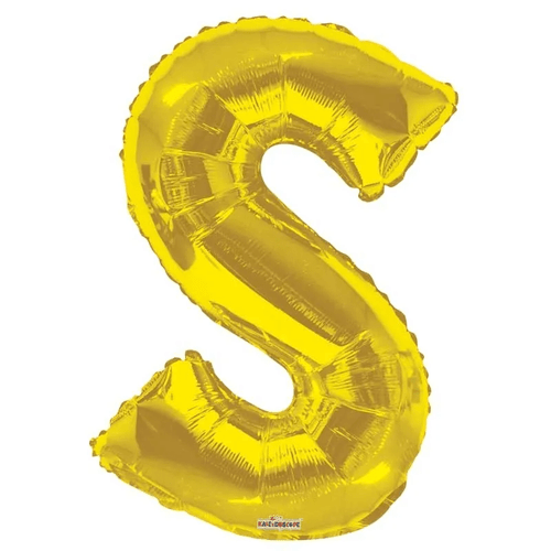 34"  Letter Balloon - S - Gold