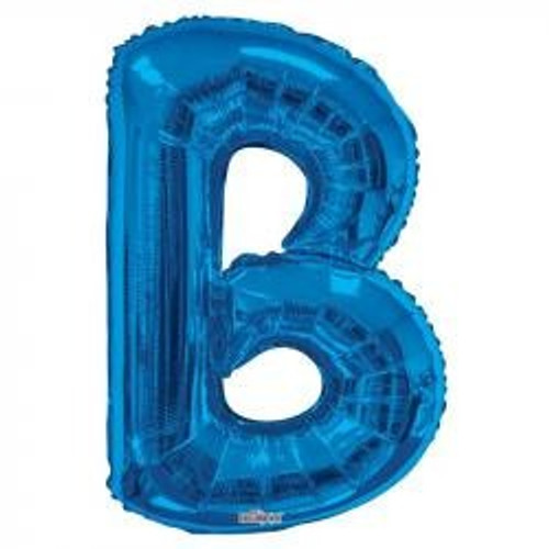 34"  Letter Balloon - B- Blue