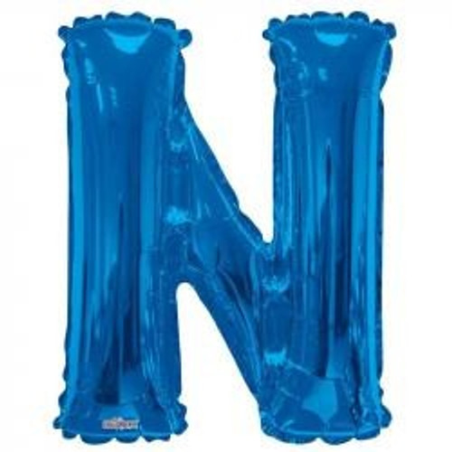 34"  Letter Balloon -  N - Blue