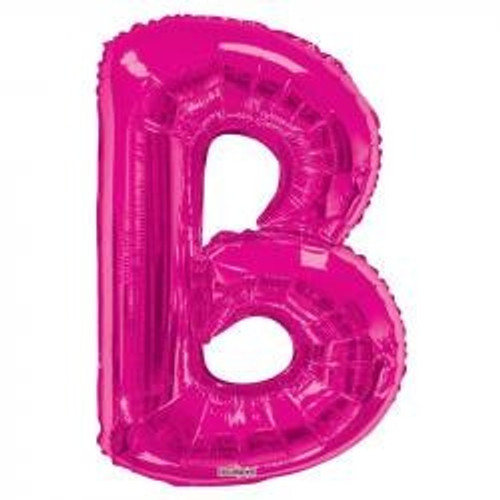 34"  Letter Balloon -  B - Pink