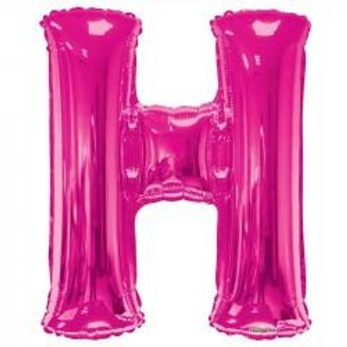 34" Letter Balloon - H - Pink 34" Letter Balloon - H - Pink