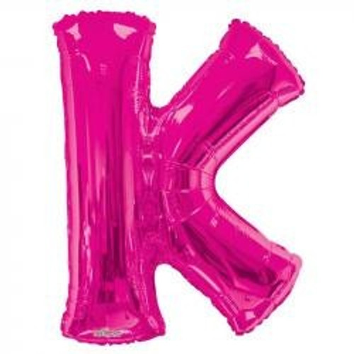 34"  Letter Balloon -  K - Pink