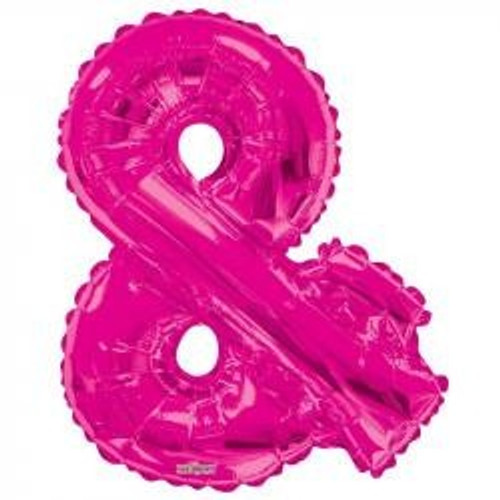 34" Letter Balloon - & - Pink 34" Letter Balloon - & - Pink