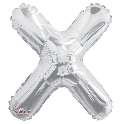 14 inch Letter Balloon - X - Silver 14 inch Letter Balloon - X - Silver