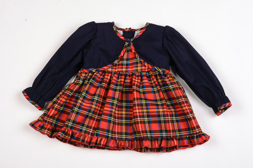 Tartan Shrug Dress (0-9 Months)