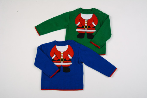 Watch Me Grow Santa Christmas Jumper (0-9 Months)