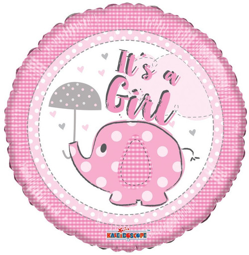 It's a Girl Elephant Balloon (18 Inch)