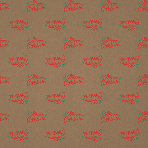 Nat Kraft Traditional Christmas Paper 50cm