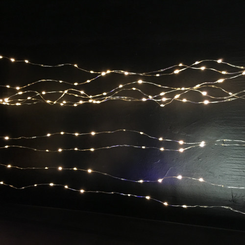 Warm White Elements Cascade Lights 450 Bulbs Warm White Elements Cascade Lights 450 Bulbs