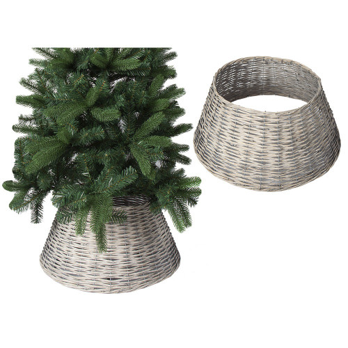 Grey Willow Christmas Tree Skirt (57cm x 28cm)