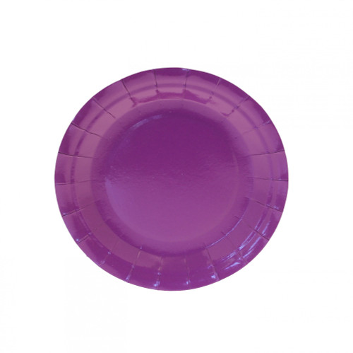 Purple Paper Plates Round - 7 Inch (x8) Purple Paper Plates Round - 7 Inch (x8)