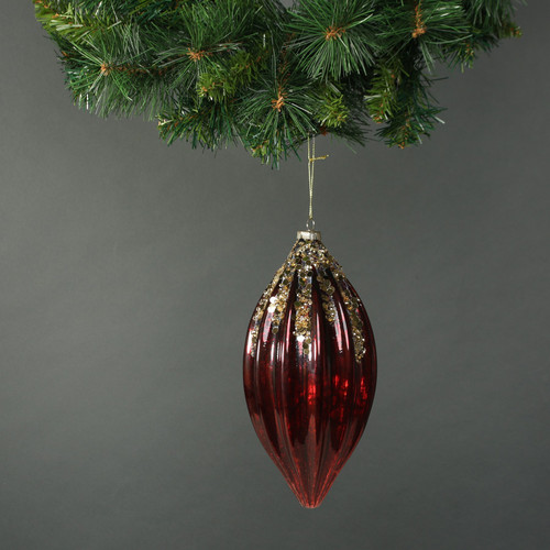 Zanna Glass Drop Bauble 