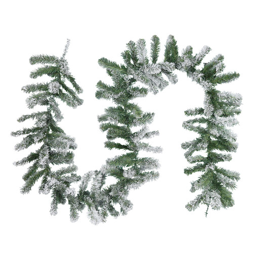 Oak Creek Flocked Garland (9 ft)