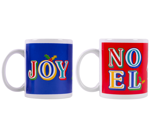 Noel/Joy Mug (Assorted Designs)