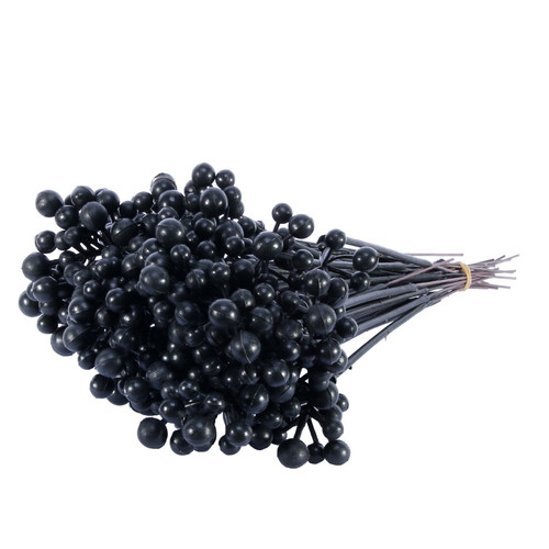  Black Plastic Berry x 50 (7inch)