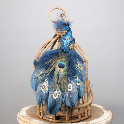 Blue Peacock with clip Blue Peacock with clip
