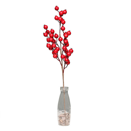 Red Large Berry Spray (67cm)