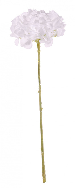 50cm Short Stem Single White Hydrangea