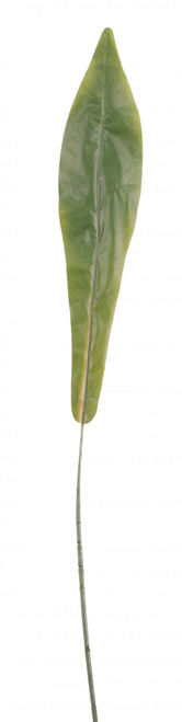 Single Plastic Bird's Nest Fern Leaf 28 inch