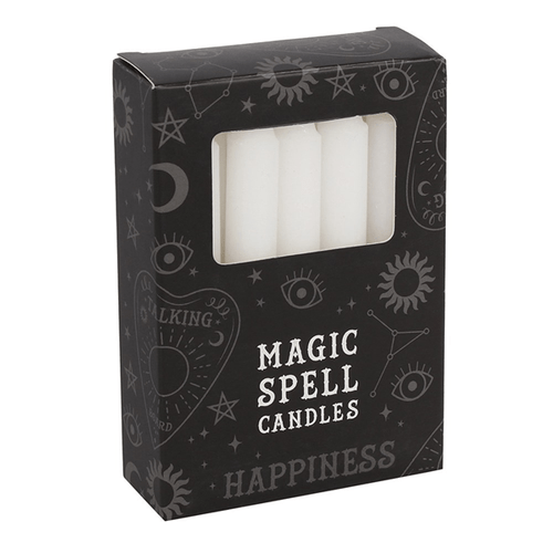 Pack of 12 White Spell Candles Pack of 12 White Spell Candles