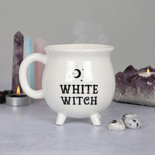White Witch Cauldron Mug White Witch Cauldron Mug
