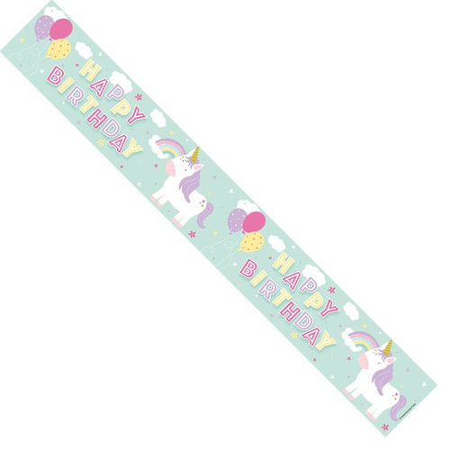 Happy Birthday Female Juvenile Banner (pack Of 12)