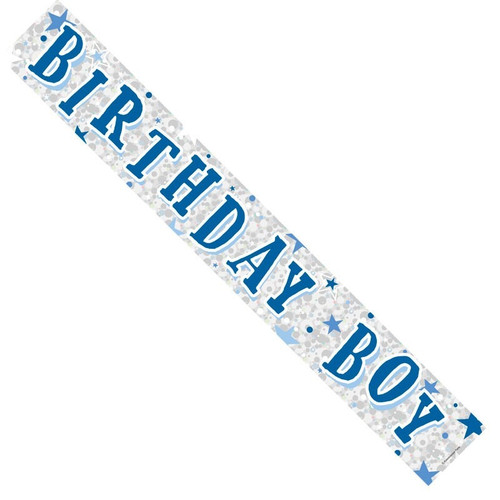 Birthday Boy Banner (pack Of 12) 