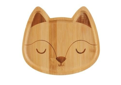 Woodland Fox Bamboo Plate