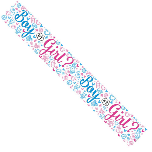 Baby Shower Banner (pack Of 12)