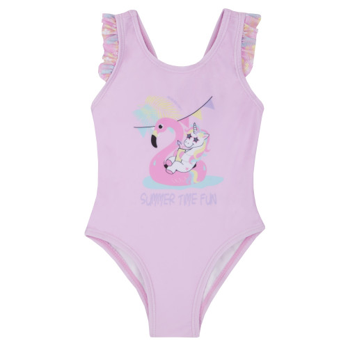 Baby Girls Frill Print Swimsuit (3-24m)