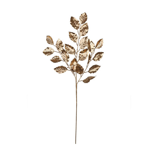 Gold Metallic Birch Leaf Spray Gold Metallic Birch Leaf Spray