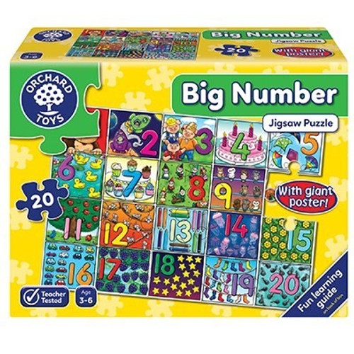 Big Number Jigsaw Puzzle