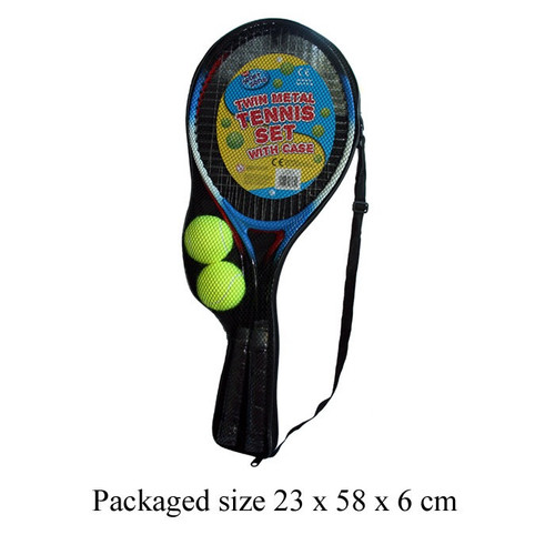 Twin Tennis Racket & Ball Set