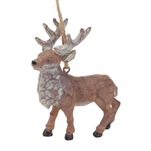 Stag Resin Hanging Ornament Stag Resin Hanging Ornament