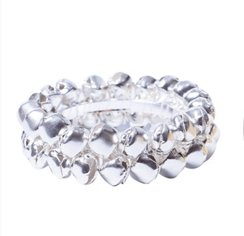 Silver Jingle Bells Napkin Ring 