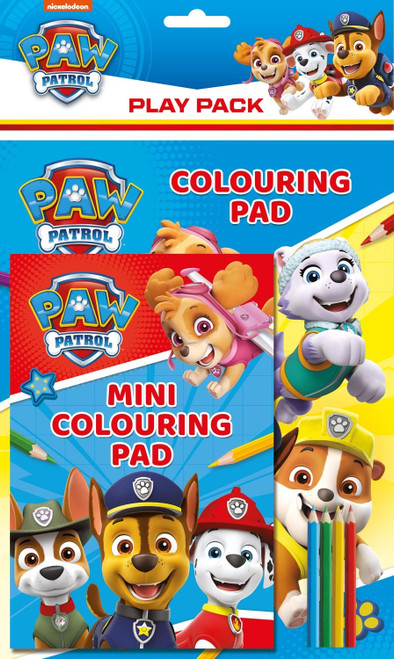 Paw Patrol Colouring Play Pack