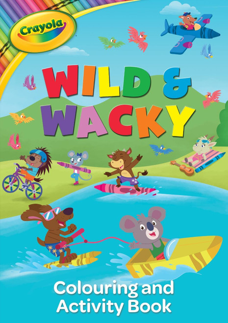 Crayola Wild & Wacky Colour & Activity Book
