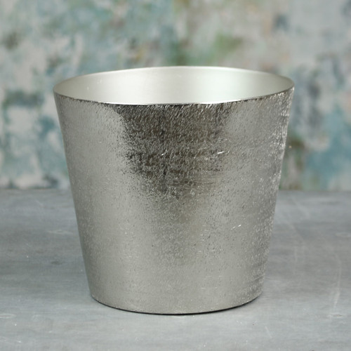 Silver Mayfair Long Tom Planter (Large)