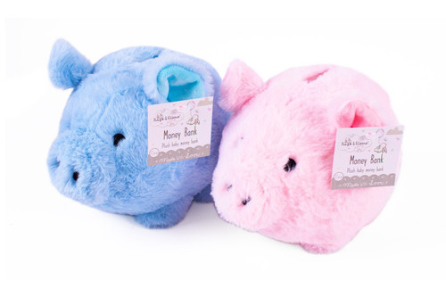 Fluffy Pig Money Bank (Assorted)