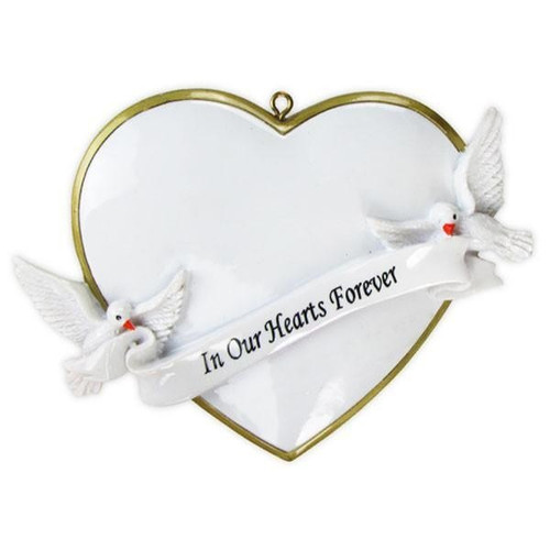 Personalised Christmas In Our Hearts Decoration 