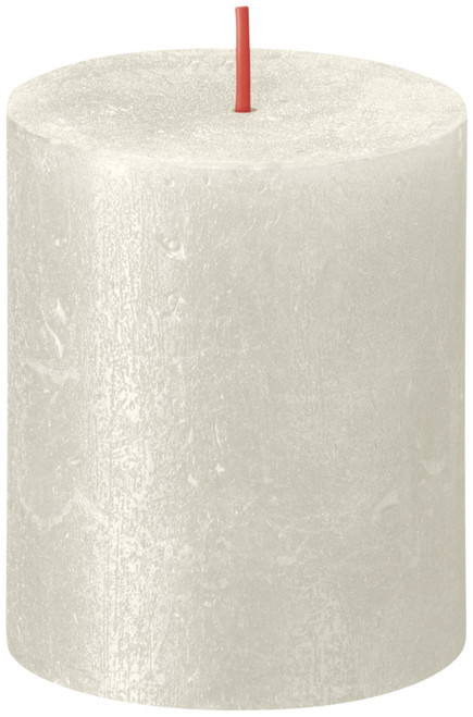 Ivory Bolsius Rustic Shimmer Metallic Candle (80 x 68mm)