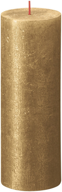 Gold Bolsius Rustic Shimmer Metallic Candle (190 x 68mm) Gold Bolsius Rustic Shimmer Metallic Candle (190 x 68mm)